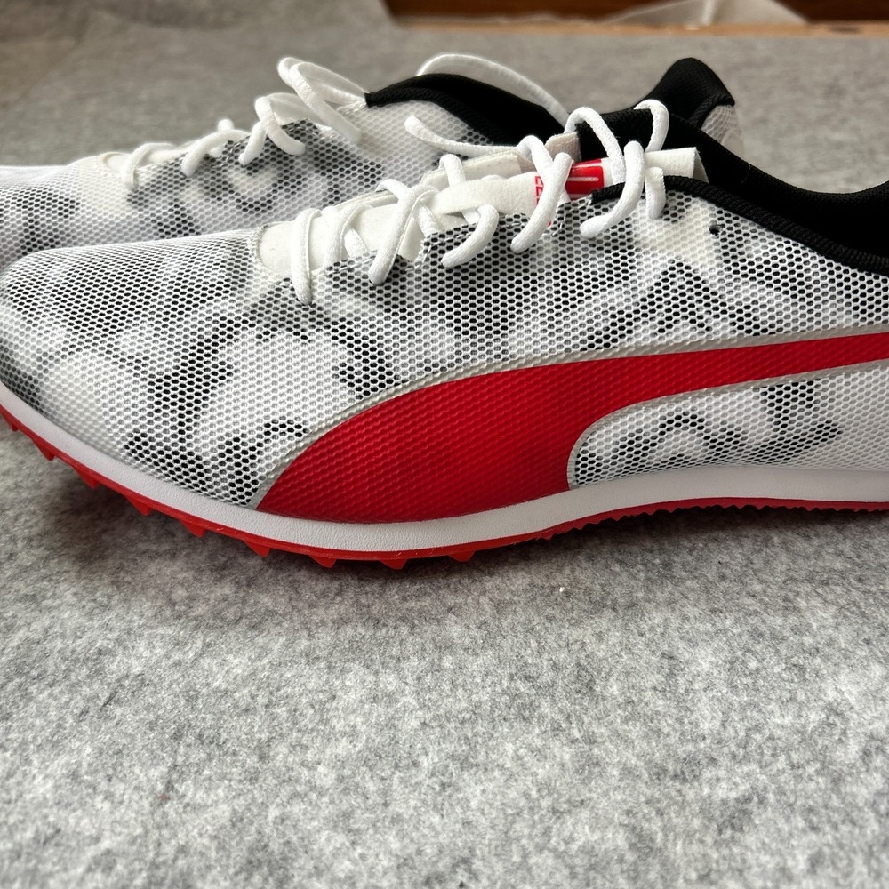 PUMA Evospeed Star 9 Track And Field Mens White/Red Sneakers Athletic Shoes - Picture 11 of 16